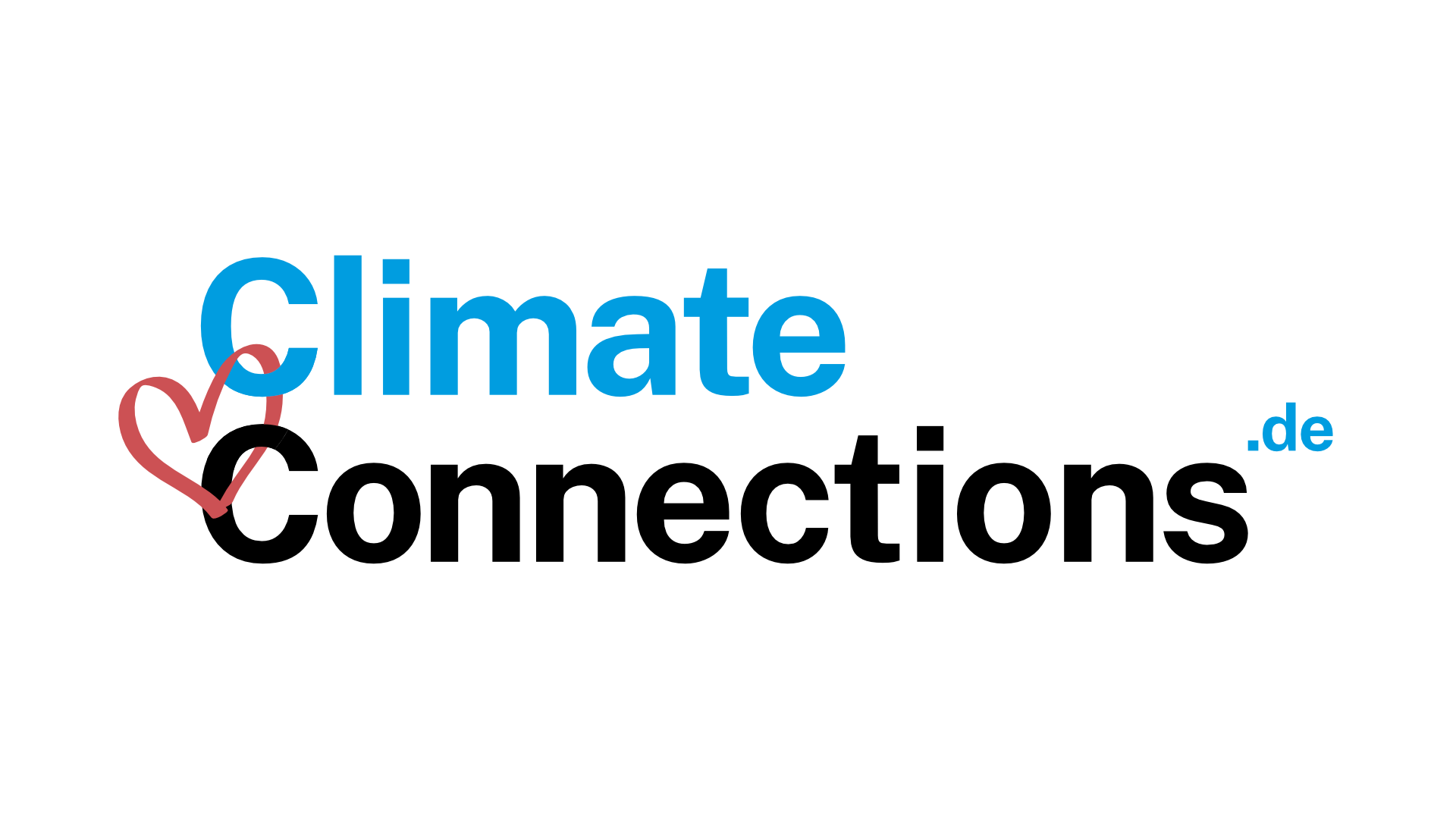 logo climate connections - ein mechanismus, der alltagsthemen mit der klimakrise verbindet.